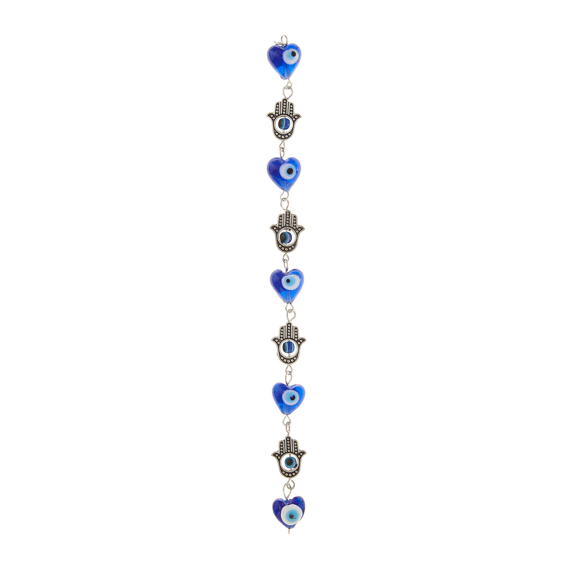 Blue & Silver Hand of Peace Charms by Bead Landing™